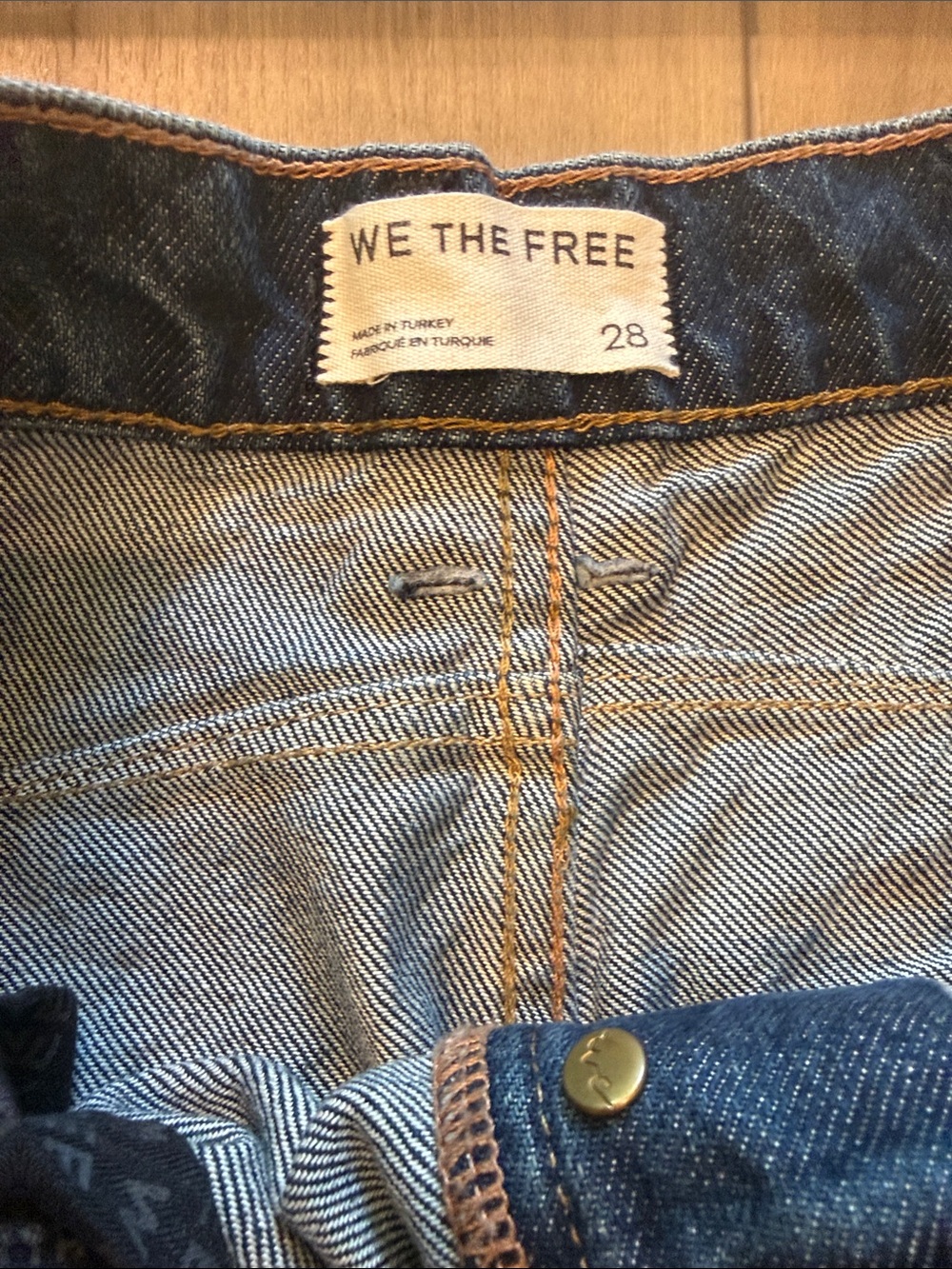 Free People We The Free Good Luck Barrel Leg Wide Leg Jeans. New without tags. - Picture 8 of 10